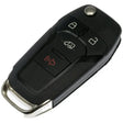 Black car key fob with metal loop for 99296ST Dorman Keyless Entry Remote