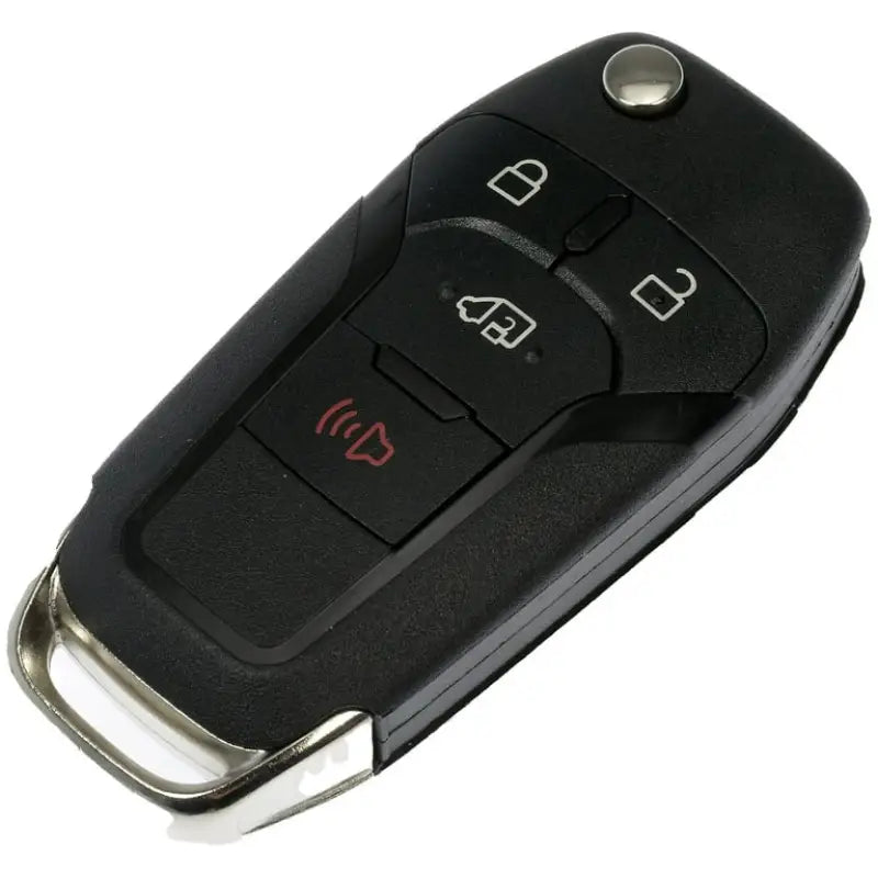 Black car key fob with metal loop for 99296ST Dorman Keyless Entry Remote