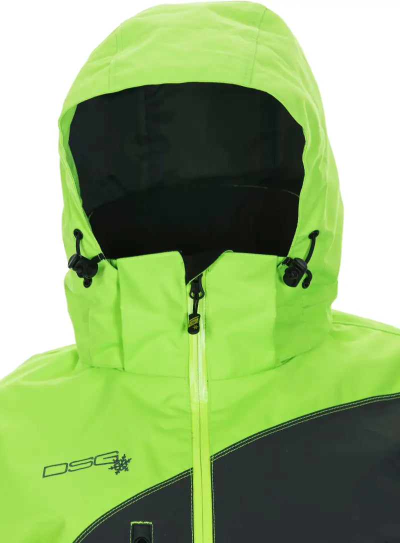 99326 Monosuit W/Drop Seat Lime/Grey Lg - w/Drop