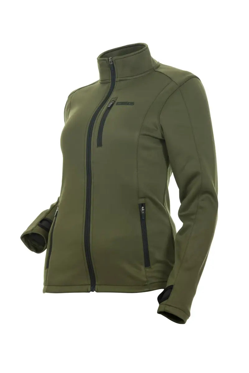 99417 Performance Fleece Zip Up Olive Sm