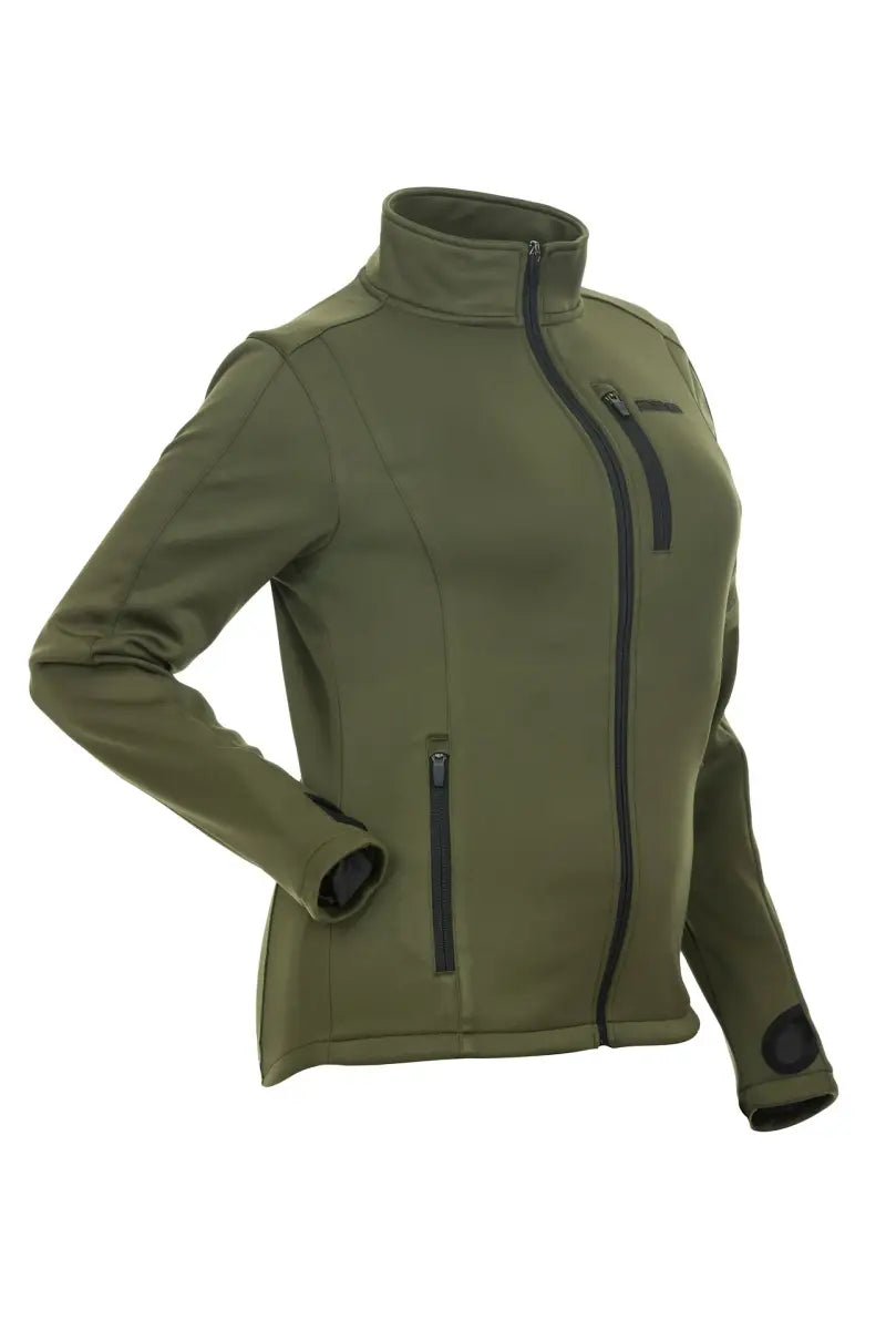 99417 Performance Fleece Zip Up Olive Sm