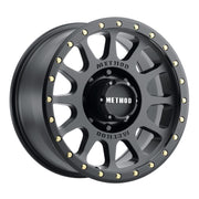 Method Wheels MR30521088518N Method MR305 NV 20x10 -18mm Offset 8x180 130.81mm CB Matte Black Wheel