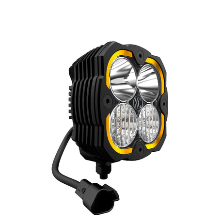 KC HiLiTES FLEX ERA 4 Single Light - 80W Combo Beam - 1287