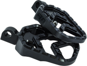 FLO MOTORSPORTS Fluorescent Motorsports Savage Series Footpegs Foot Controls V-800Black - Black V-800BLK