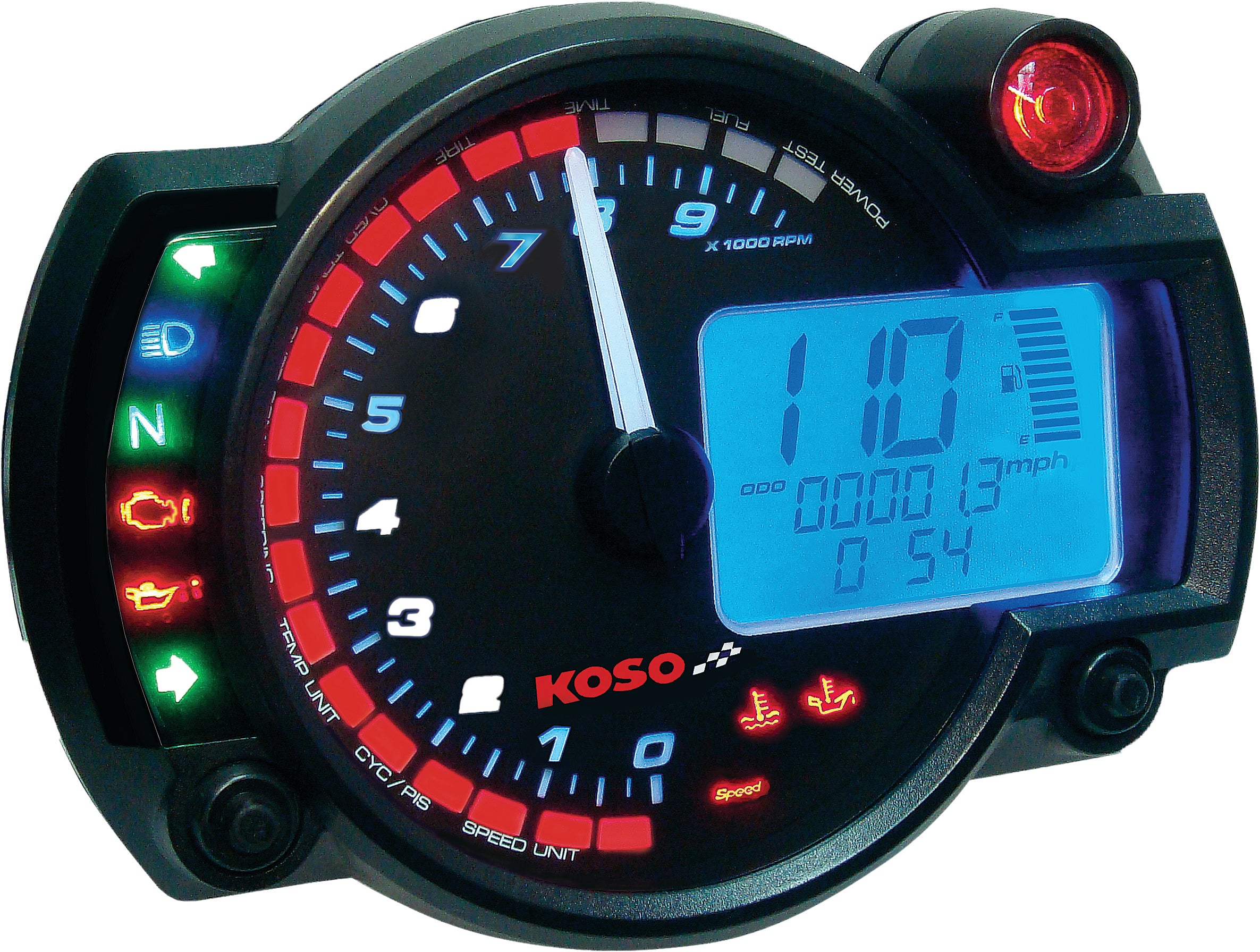 Gp Style Multi Function Rx 2n Gauge Black Panel 10 000 Rpm