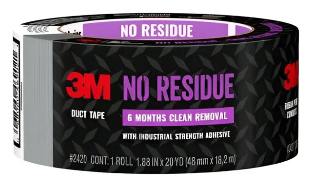 Roll of 3M Scotch Tough No Residue Duct Tape for quick, clean fixes