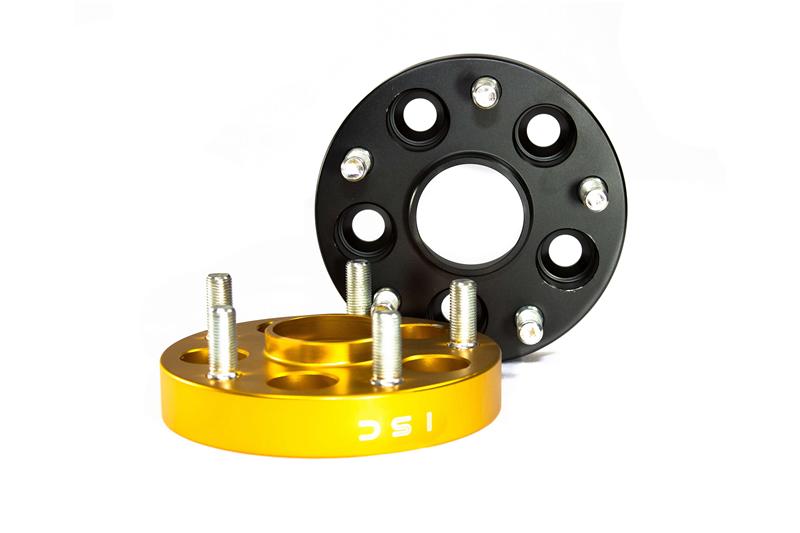 ISC Suspension WA25B ISC Suspension 5x100 to 5x114 25mm Wheel Adapters Black - Set of 4 - WA25B