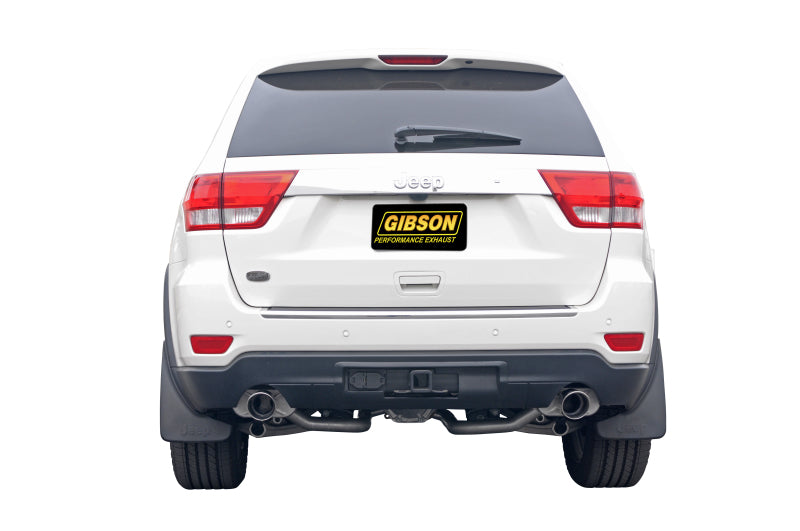 Gibson 617407 Gibson 11-18 Jeep Grand Cherokee Laredo 3.6L 2.25in Axle-Back Dual Exhaust - Stainless