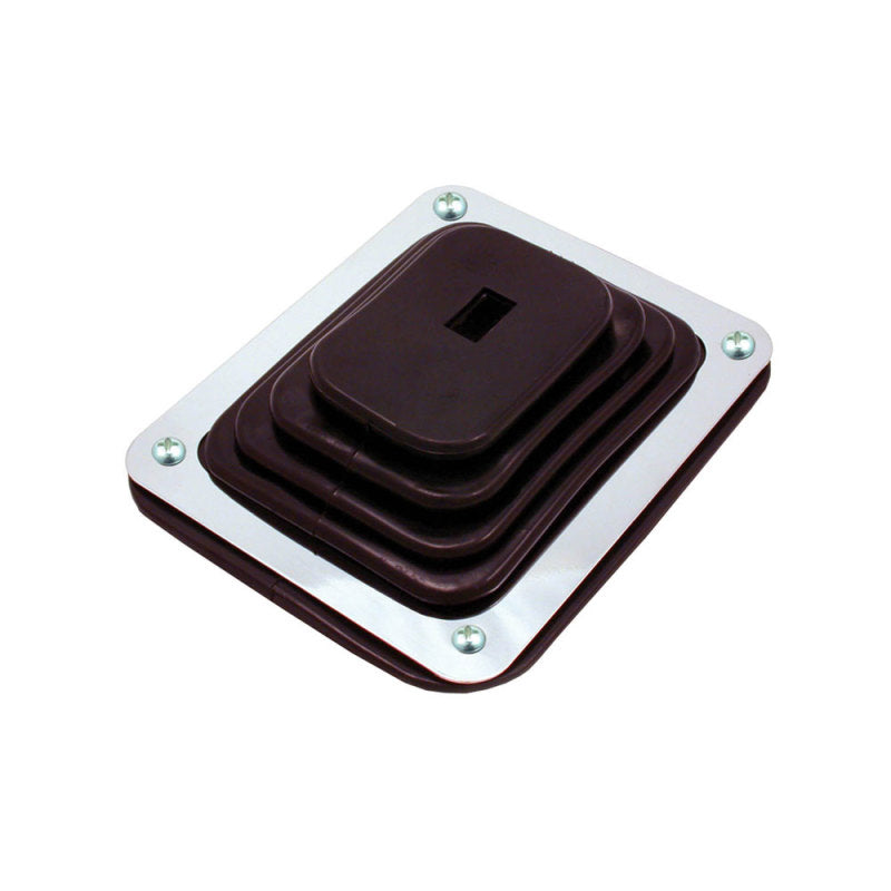 Spectre 6283 Spectre Shift Boot (Small) - Black Rubber w/Chrome Plated Steel Installation Ring