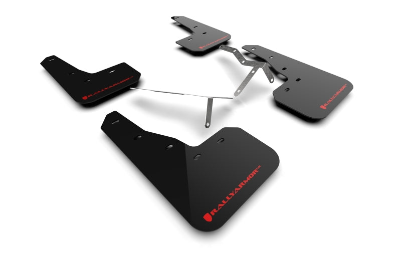Rally Armor MF90-UR-BLK/RD MF90-UR-BLK/RD Rally Armor 2022 Honda Civic (Incl. Si/Sport/Touring) UR Black Mud Flap w/ Red Logo