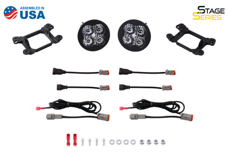 Diode Dynamics SS3 LED Pod Max Type M Kit - White SAE Fog - DD6688