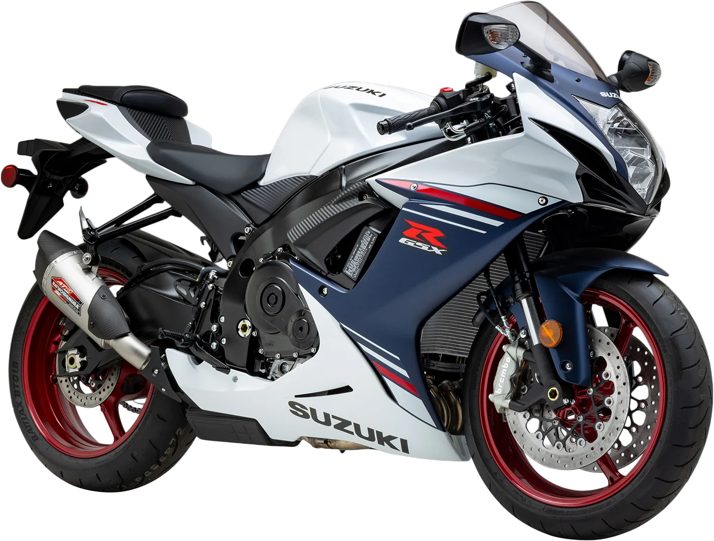 Yoshimura AT2 Slip-On Exhaust 11750BP521 - Street SO SS SS CF
