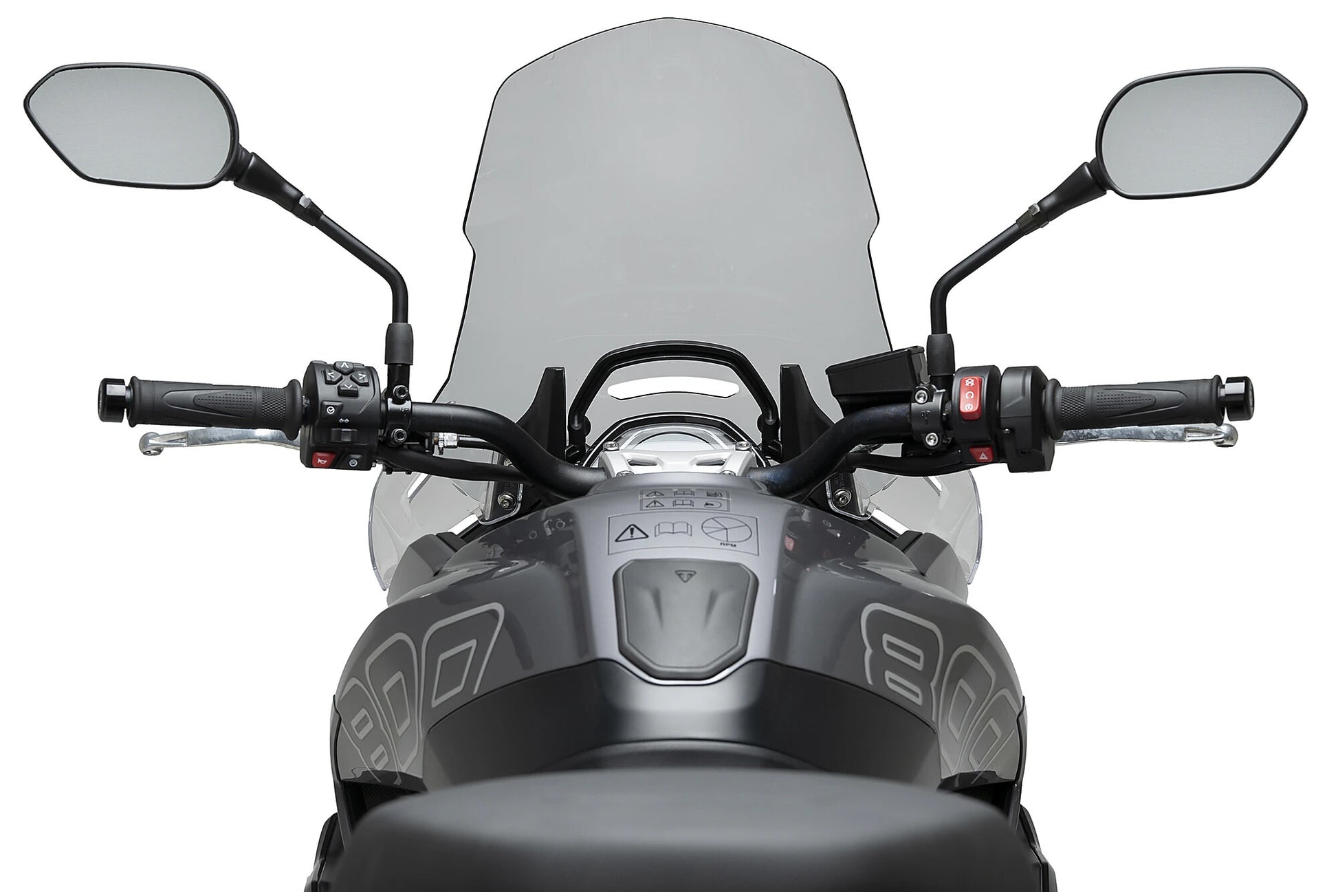 Puig Touring Windscreen Windshield/Windscreen 22521H - Smoke Tri