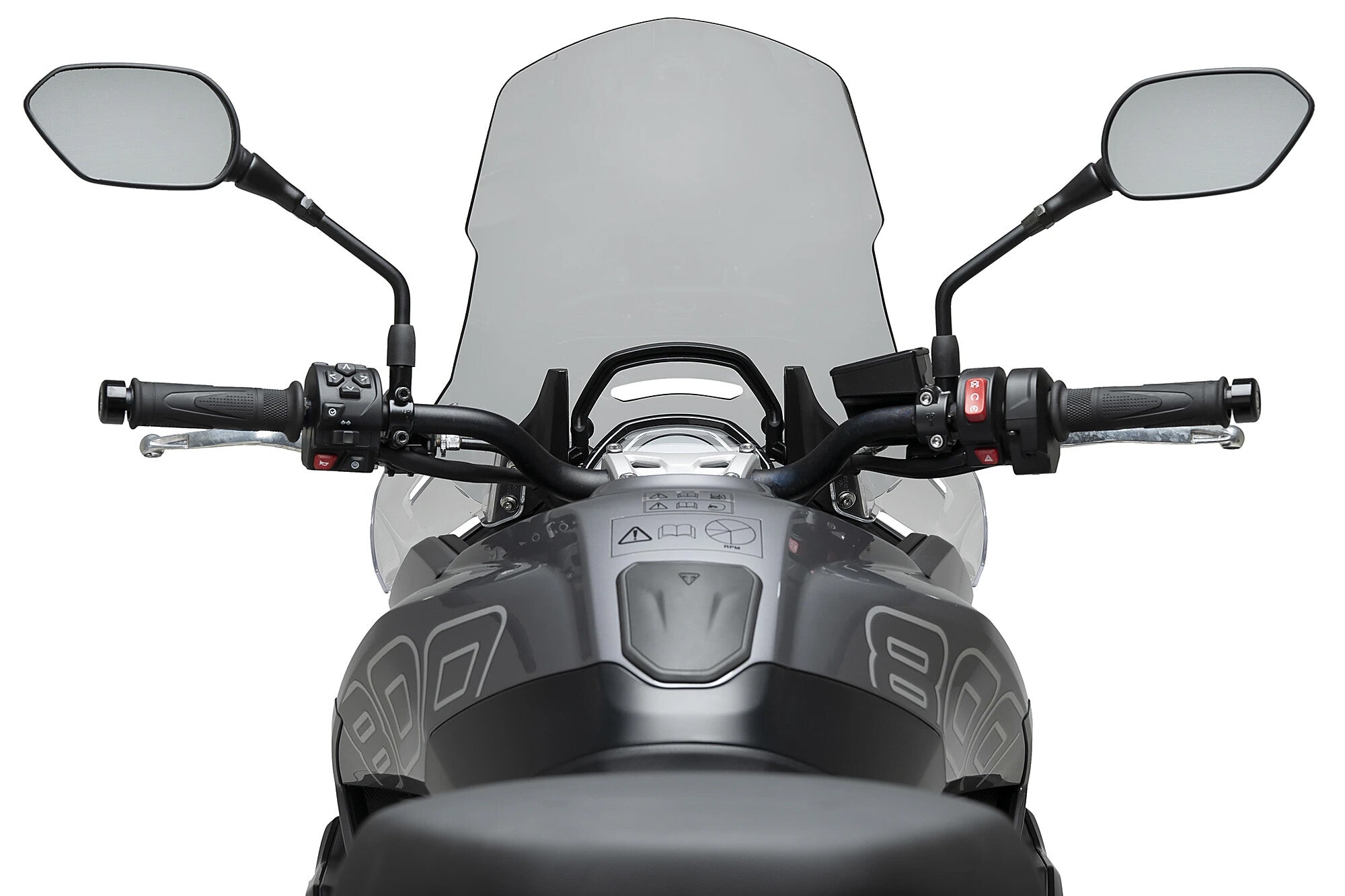 Puig Touring Windscreen Windshield/Windscreen 22521H - Smoke Tri