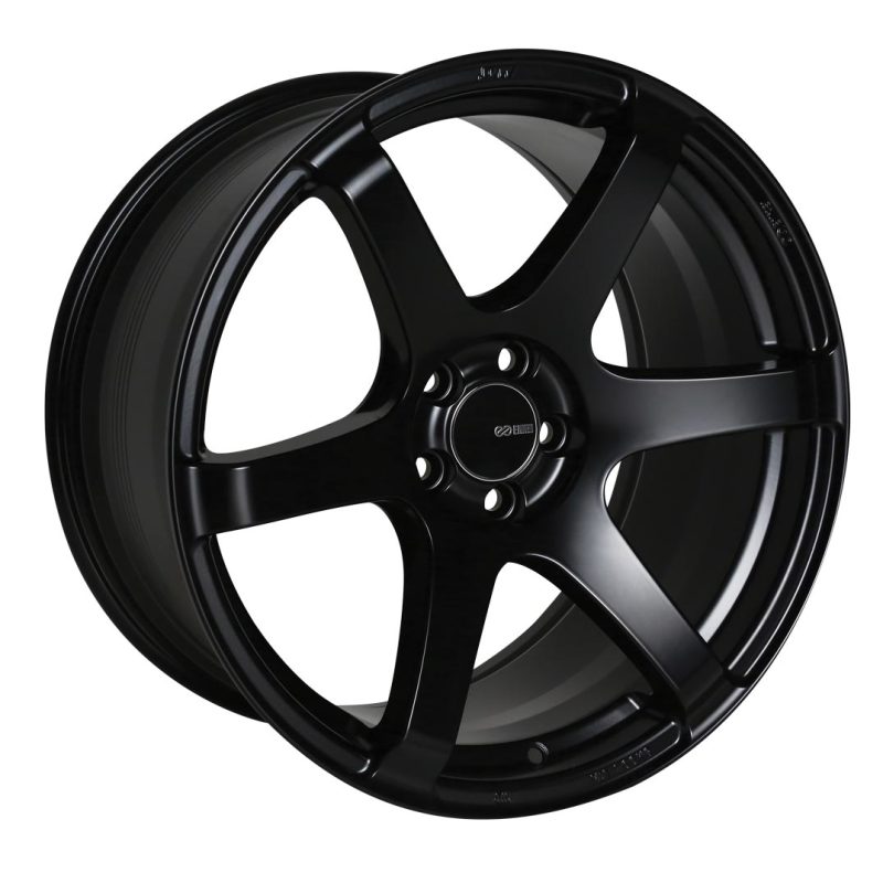 Enkei 485-780-6535BK Enkei T6S 17x8 35mm Offset 5x114.3 Bolt Pattern 72.6 Bore Matte Black Wheel