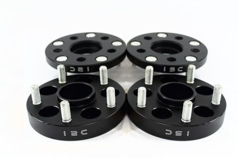 ISC Suspension WS5X11420B ISC Suspension 5x114.3 Hub Centric Wheel Spacers 20mm Black (Pair) - WS5X11420B