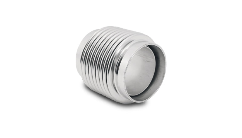 Vibrant 69527 Vibrant SS Bellow Assembly w/ Liner 1.875in Inlet/Outlet ID x 2.75in OAL Electro Polished