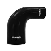 Mishimoto MMCP-R90-2540BK Mishimoto Silicone Reducer Coupler 90 Degree 2.5in to 4in - Black