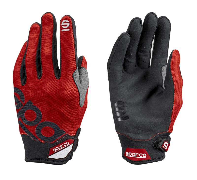 SPARCO 002093RS2M Sparco Glove Meca 3 Med Red - 002093RS2M