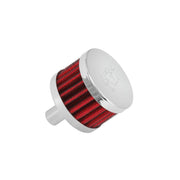 K&N Crankcase Vent Air Filter - Direct Mount Air Filters 62-1015 - Chrome Breather 2IN