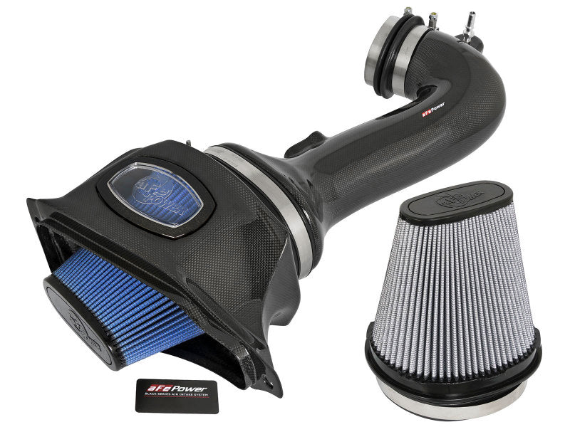 aFe 52-74202-C aFe Momentum Carbon Fiber Cold Air Intake System PDS/P5R 15-16 Chevrolet Corvette Z06 V8-6.2L