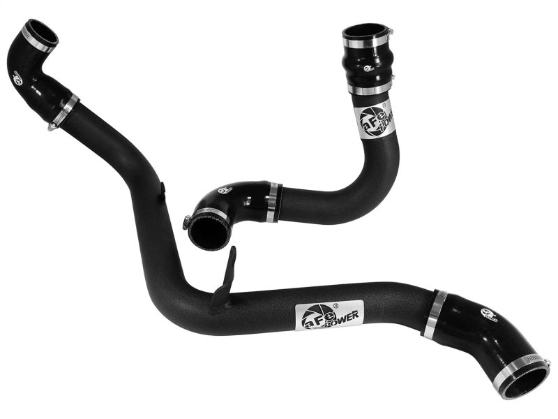 aFe 46-20184-B aFe Bladerunner 2.5in Intercooler Hot and Cold Side Tubes, 13-14 Ford Focus ST 2.0L (t) *Black*