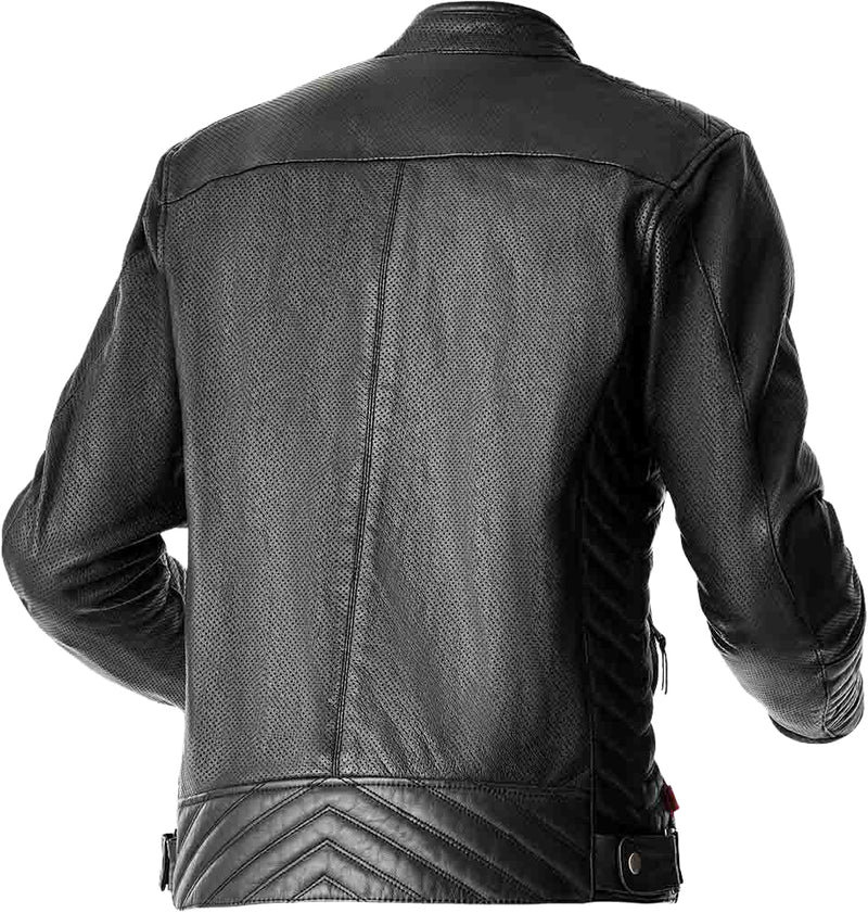 Roadster Air D3o Jacket Black Leather 4xl