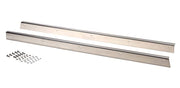 Kentrol 30413 Kentrol 55-83 Jeep CJ5 Rocker Guards Pair - Polished Silver