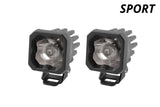 Diode Dynamics Stage Series C1 LED Pod Sport - White Wide Standard ABL (Pair) - DD6440P