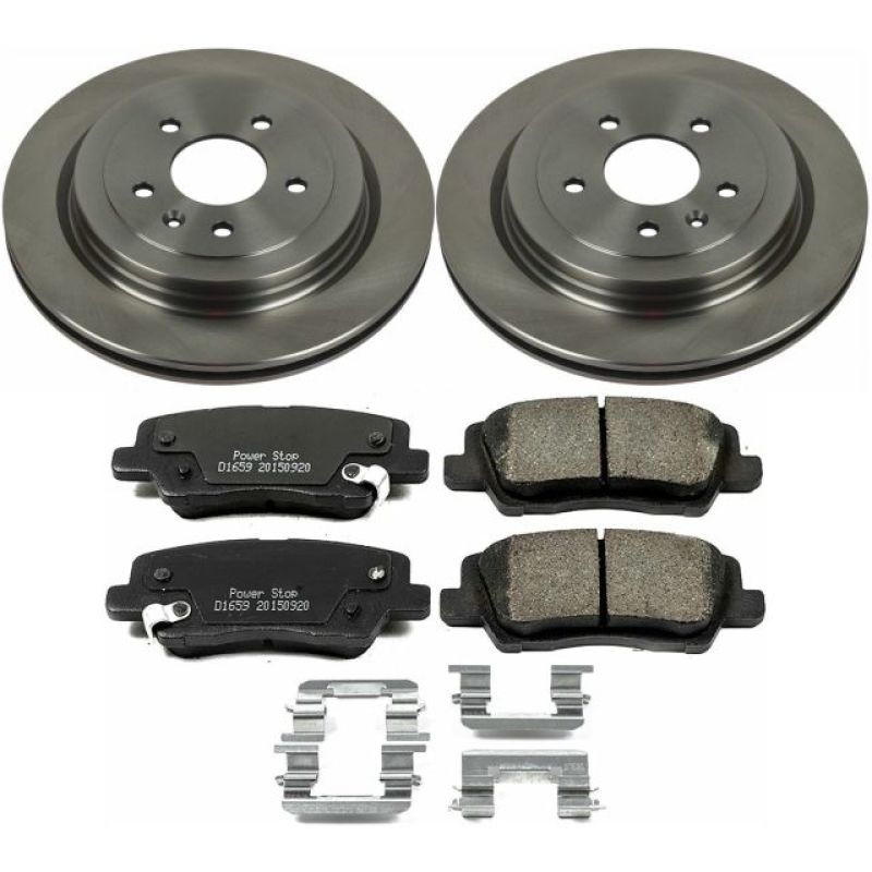 PowerStop KOE6385 Power Stop 13-15 Cadillac ATS Rear Autospecialty Brake Kit - KOE6385
