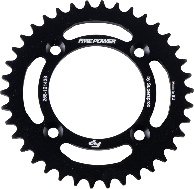 FPA-1214-38-BLK Fire Power Rear Sprocket Aluminum 38T Blk