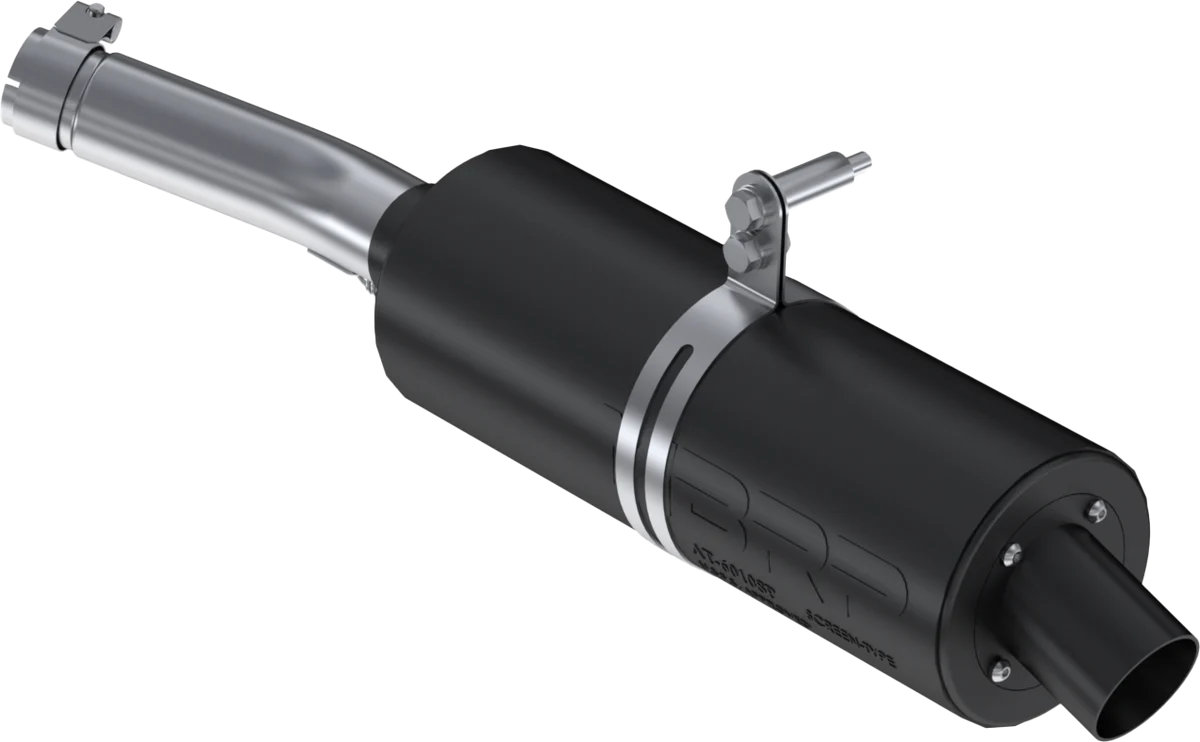 MBRP Sport Muffler Exhaust AT-6103SP - Black Single Slip-ON System 4.25