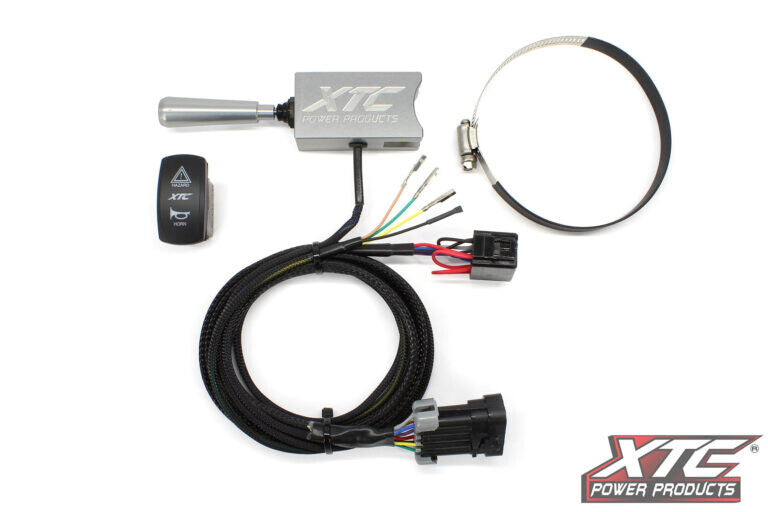 XTC Power Products Auto Turn Signal KIT W Illumination ATS-L-POL-M10U-DRL - Lever Front Drl Lights