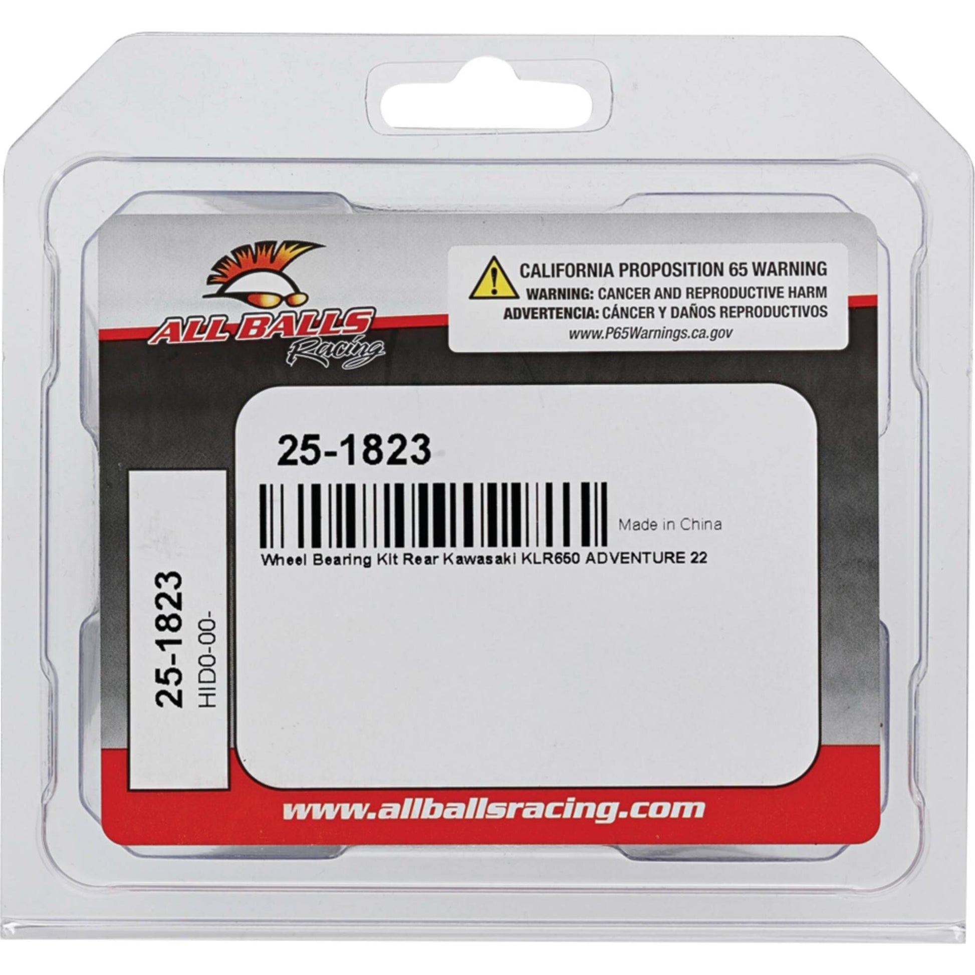ALL Balls All Balls Wheel Bearing Kits Wheel Components 25-1823 - Kit Rear