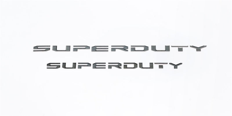 Putco 55553BPFD Putco 17-20 Ford SUPERDUTY Letters (Stamped/Black Platinum) Hood/Front - 55553BPFD
