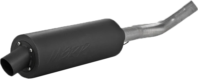 MBRP Sport Muffler Exhaust AT-6401SP - Black Single Slip-ON System 4.25