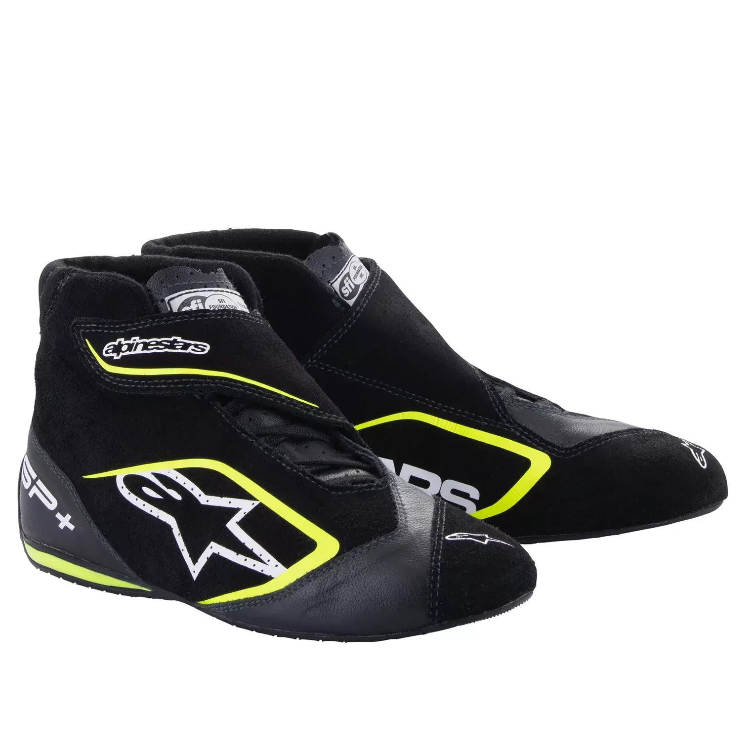 Alpinestars USA Fire Retardant Fabric Inner Driving Shoe 2710823-155-9.5 - Black Shoes SP Flou 9.5