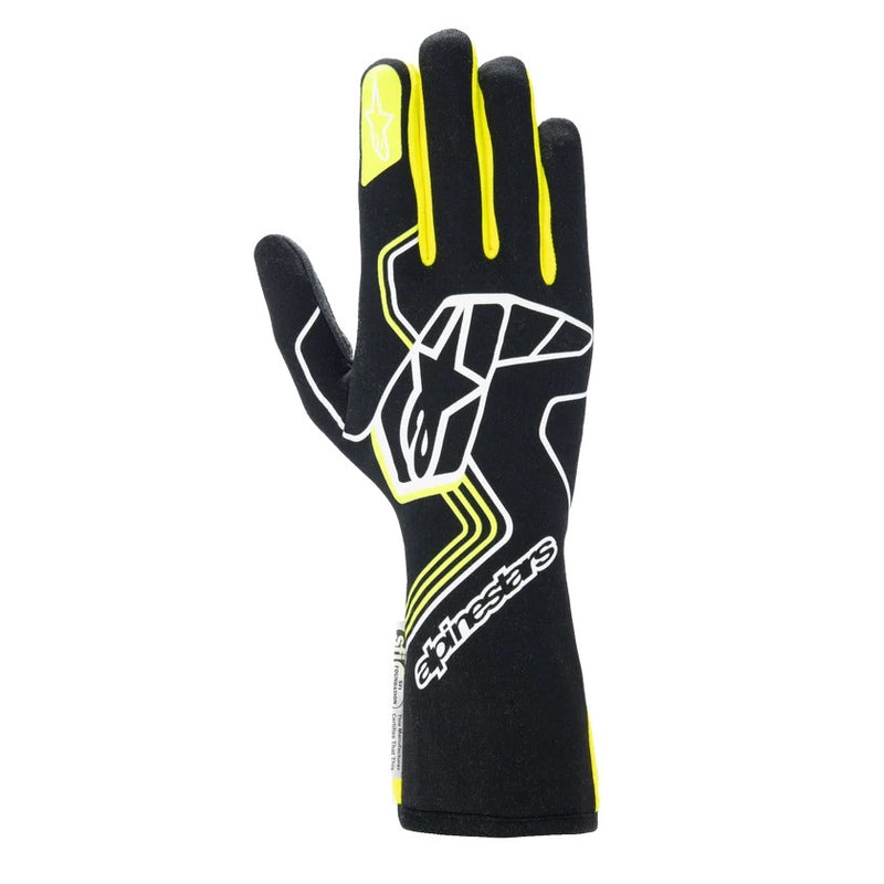 Alpinestars USA FIA Approved Driving Gloves 3552024-155-2XL - Fluorescent Yellow 2XL
