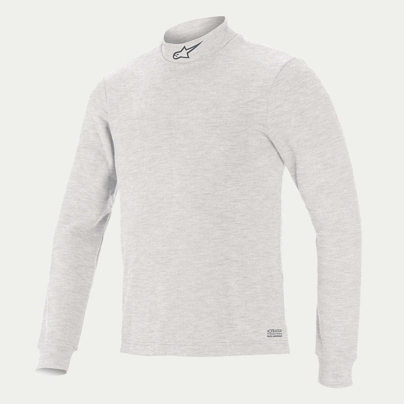 Alpinestars USA FIA Approved Fire Retardant Underwear Tops 4757024-20-XL - White Silver Large Race Top V3 Long