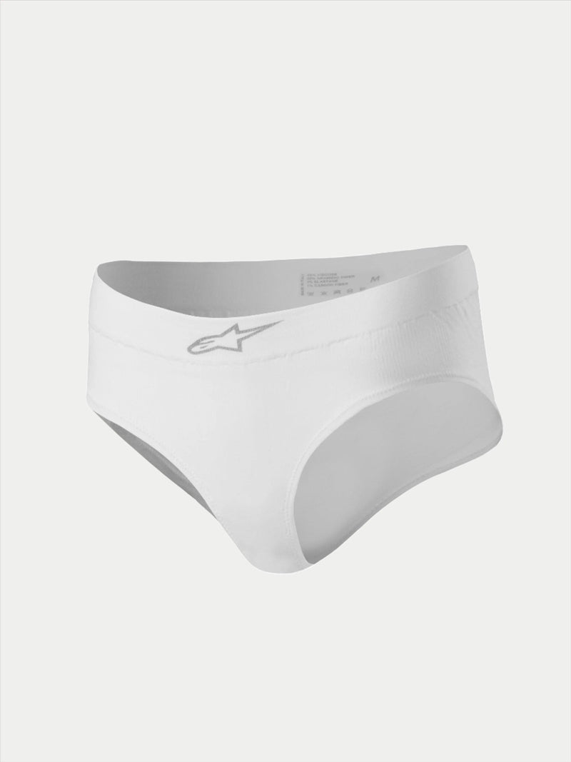 Alpinestars USA Stella Tech ZX Fire Retardant Underwear Bottoms 4767624-20-M - White Medium Breifs
