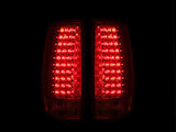 ANZO 2007-2014 Chevrolet Suburban LED Taillights Red/Clear G4 