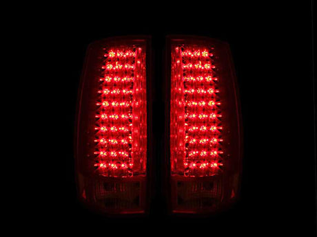 ANZO 2007-2014 Chevrolet Suburban LED Taillights Red/Clear G4 