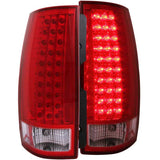 ANZO ANZO 2007-2014 Chevrolet Suburban LED Taillights Red/Clear