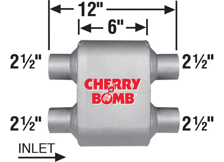 AP Exhaust Products 7481CB Exhaust Muffler