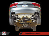 AWE Tuning Audi C7 / C7.5 S7 4.0T Touring Edition Exhaust - Diamond Black Tips 