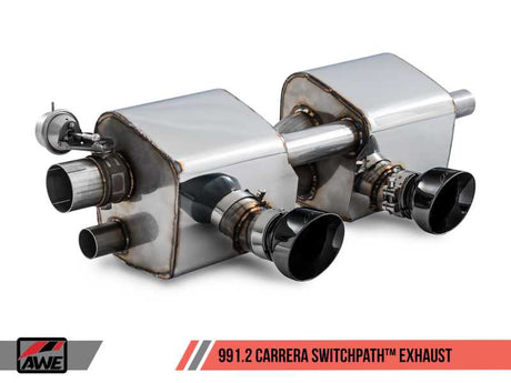 AWE Tuning AWE Tuning Porsche 911 (991.2) Carrera / S SwitchPath Exhaust for PSE Cars - Diamond Black Tips