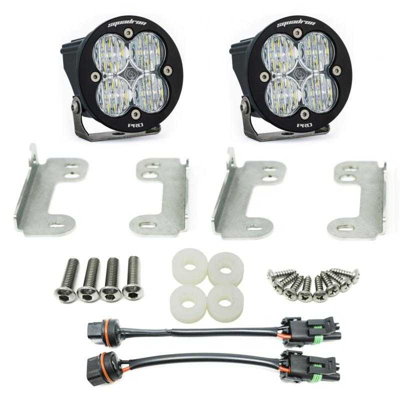 Baja Designs Baja Designs 2018 Wrangler JL Sahara Squadron R Pro Fog Pocket Kit