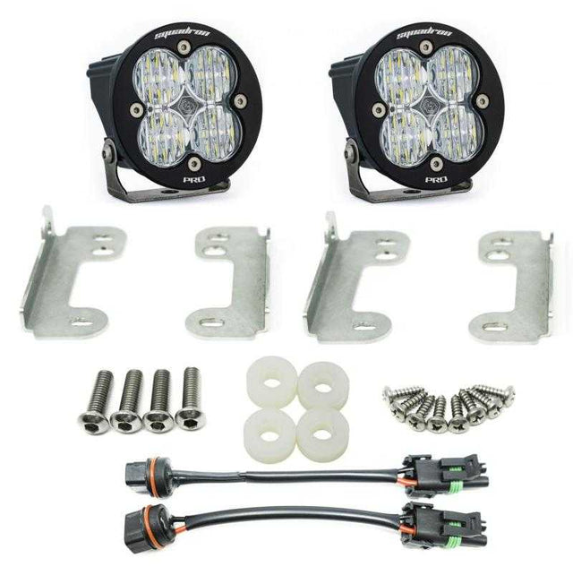 Baja Designs Baja Designs 2018 Wrangler JL Sahara Squadron R Pro Fog Pocket Kit
