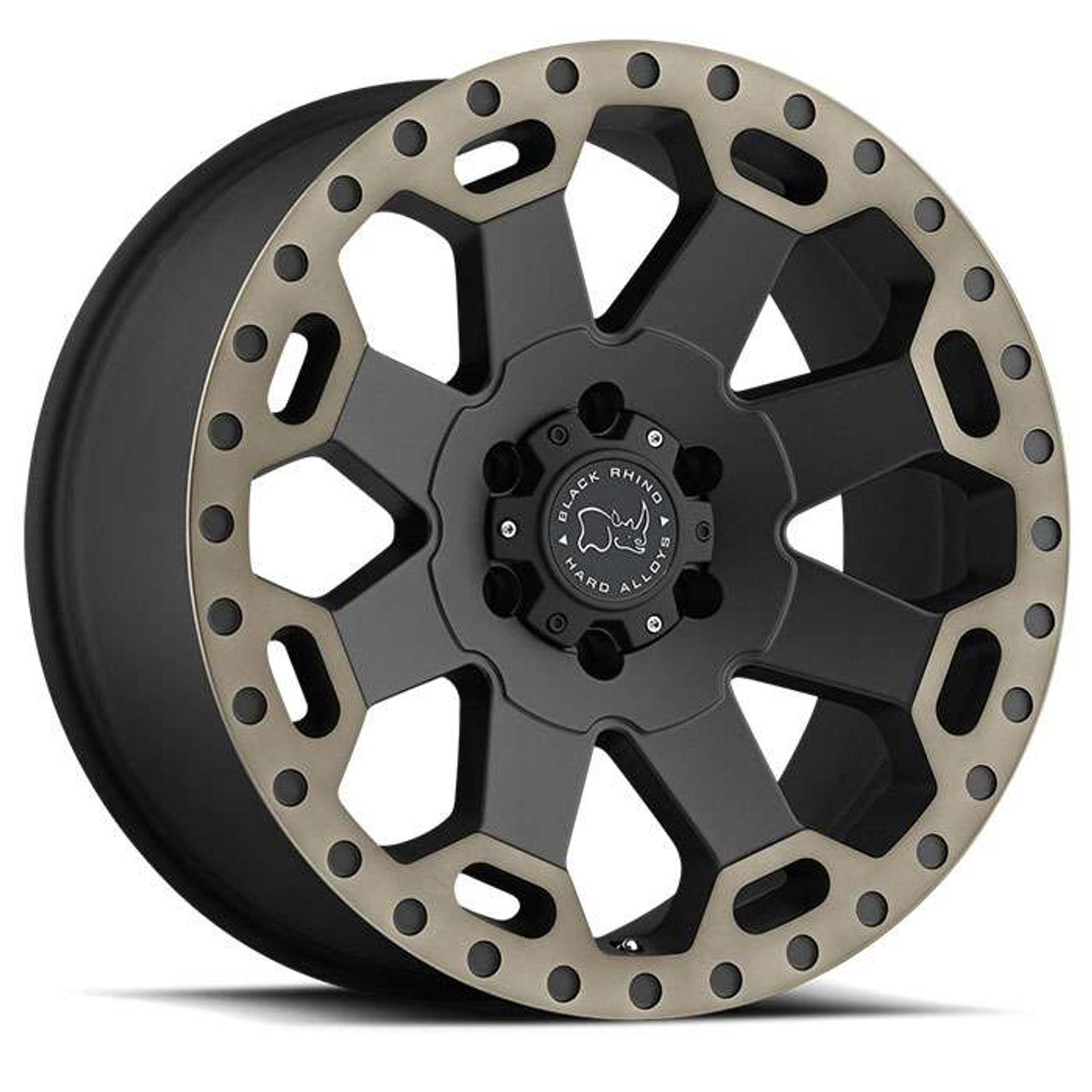 1780WAR526130M84 Warlord 17X8 6-Lug Wheel with +52 Offset and Matte Black Finish