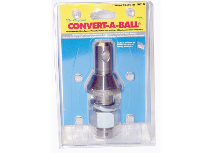 Convert-A-Ball 102B Hitch Accessory;Towing Hitch Accessories - Chrome